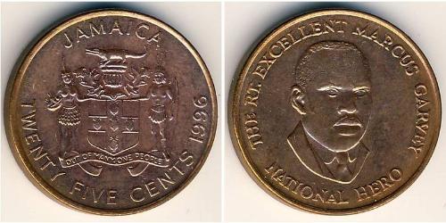 25 Cent Jamaika (1962 - ) Bronze 