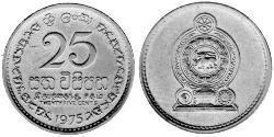 25 Cent Sri Lanka (1948 - ) Cuivre/Nickel 