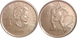 25 Cent Canada Nichel Elisabetta II (1926-2022)