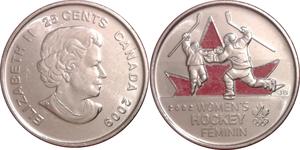 25 Cent Canada Nichel Elisabetta II (1926-2022)