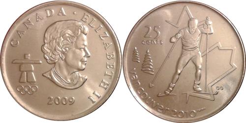 25 Cent Canada Nichel Elisabetta II (1926-2022)