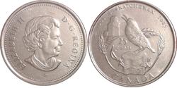 25 Cent Canada Nickel Elizabeth II (1926-2022)