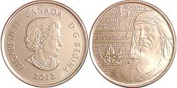 25 Cent Kanada Nickel Elizabeth II (1926-2022)