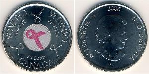 25 Cent Kanada Nickel Elizabeth II (1926-2022)