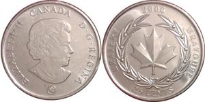 25 Cent Kanada Nickel Elizabeth II (1926-2022)