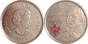25 Cent Kanada Nickel Elizabeth II (1926-2022)