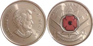 25 Cent Kanada Nickel Elizabeth II (1926-2022)