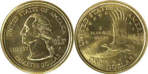 25 Cent Estados Unidos de América (1776 - ) Níquel/Cobre George Washington