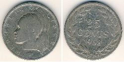 25 Cent Liberia (1847 - ) Níquel/Cobre 