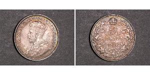25 Cent Canadá Plata Jorge V (1865-1936)