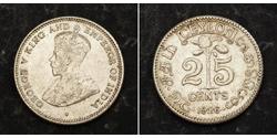 25 Cent Sri Lanka (1948 - ) Plata 