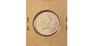 25 Cent Canada Rame/Nichel Elisabetta II (1926-2022)