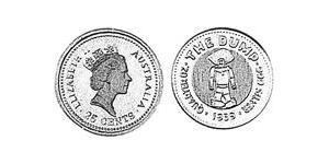 25 Cent Australien (1939 - ) Silber Elizabeth II (1926-2022)