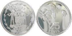 25 Cent Belize (1981 - ) Silber 