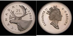 25 Cent Kanada Silber 