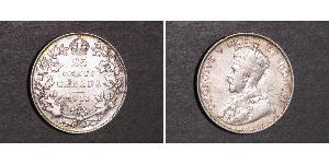 25 Cent Kanada Silber George V (1865-1936)