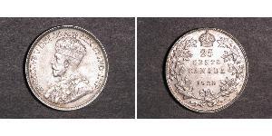 25 Cent Kanada Silber George V (1865-1936)