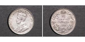 25 Cent Kanada Silber George V (1865-1936)