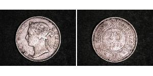 25 Cent British Honduras (1862-1981) Silver Victoria (1819 - 1901)