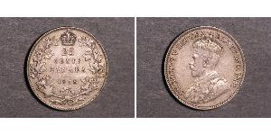 25 Cent Canada Silver George V of the United Kingdom (1865-1936)