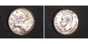 25 Cent 加拿大 銀 乔治五世  (1865-1936)