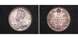 25 Cent 加拿大 銀 乔治五世  (1865-1936)