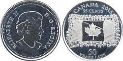 25 Cent 加拿大 镍 伊丽莎白二世 (1926-2022)
