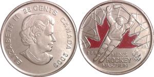 25 Cent 加拿大 镍 伊丽莎白二世 (1926-2022)