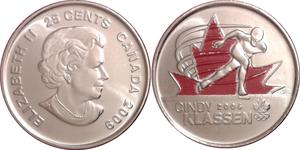 25 Cent 加拿大 镍 伊丽莎白二世 (1926-2022)