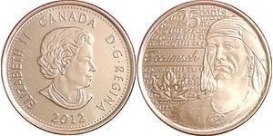 25 Cent 加拿大 镍 伊丽莎白二世 (1926-2022)