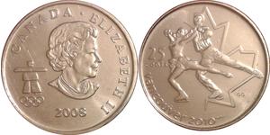 25 Cent 加拿大 镍 伊丽莎白二世 (1926-2022)
