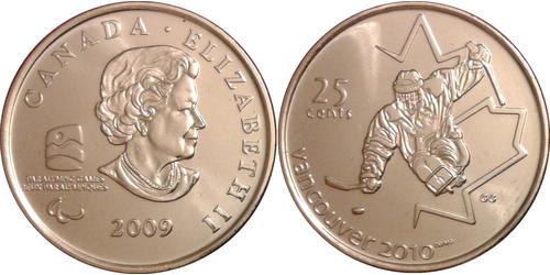 25 Cent 加拿大 镍 伊丽莎白二世 (1926-2022)