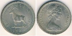 25 Cent / 1/2 Crown Rhodésie (1965 - 1979) Cuivre/Nickel 