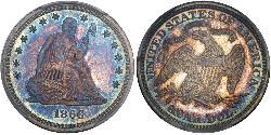 25 Cent / 1/4 Dollar États-Unis d