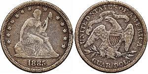 25 Cent / 1/4 Dollar États-Unis d