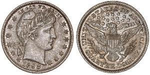 25 Cent / 1/4 Dollar États-Unis d
