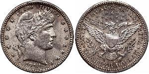 25 Cent / 1/4 Dollar États-Unis d