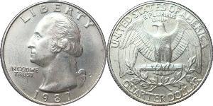 25 Cent / 1/4 Dollar États-Unis d