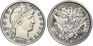 25 Cent / 1/4 Dollar USA (1776 - ) Copper/Silver 