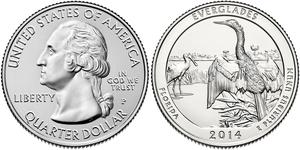 25 Cent / 1/4 Dollar Vereinigten Staaten von Amerika (1776 - ) Nickel George Washington