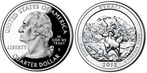 25 Cent / 1/4 Dollar Vereinigten Staaten von Amerika (1776 - ) Silber George Washington