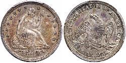 25 Cent / 1/4 Dollar Vereinigten Staaten von Amerika (1776 - ) Silber/Kupfer 