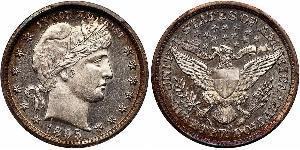 25 Cent / 1/4 Dollar Vereinigten Staaten von Amerika (1776 - ) Silber/Kupfer 