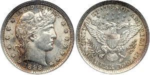 25 Cent / 1/4 Dollar Vereinigten Staaten von Amerika (1776 - ) Silber/Kupfer 