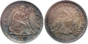 25 Cent / 1/4 Dollar 美利堅合眾國 (1776 - ) 銀/銅 
