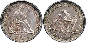 25 Cent / 1/4 Dollar 美利堅合眾國 (1776 - ) 銀/銅 