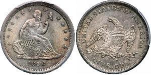 25 Cent / 1/4 Dollar 美利堅合眾國 (1776 - ) 銀/銅 