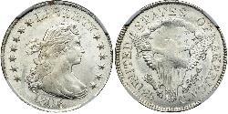 25 Cent / 1/4 Dólar Estados Unidos de América (1776 - ) Cobre/Plata 