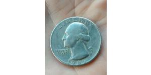 25 Cent / 1/4 Dólar Estados Unidos de América (1776 - ) Cobre/Plata George Washington