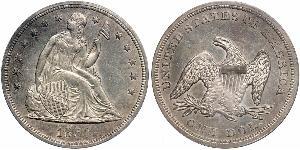 25 Cent / 1/4 Dólar Estados Unidos de América (1776 - ) Cobre/Plata 